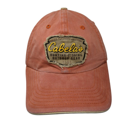 Cabela's Hunting Fishing Outdoor Gear Slideback Hat Orange One Size
