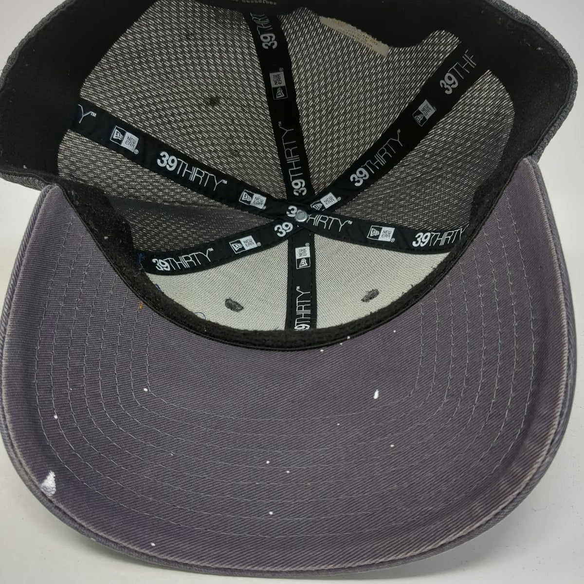 New Era Baseball Cap Gray L Electrical Wholesale Mesh Stretch 39THIRTY Hat