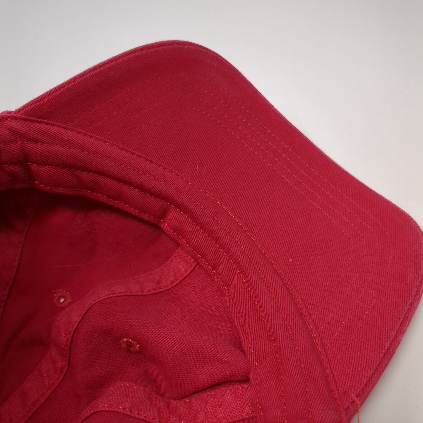 Holy Cross Strapback Hat Red OS Adjustable Classic Cut Rhinestone UltraClub