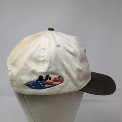 OTTO Snapback White Black Hat One Size MIST Marsing Idaho Speedboat Graphic Logo