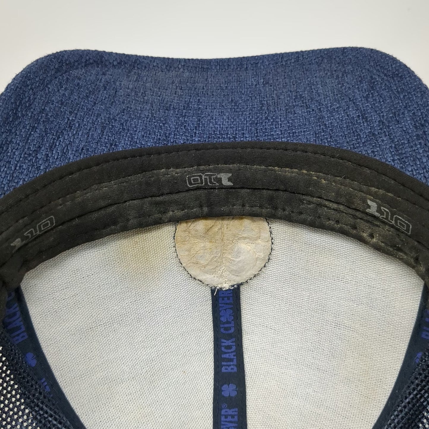 Black Clover Baseball Cap Blue One Size Idaho Live Lucky Mesh Snapback Hat Golf