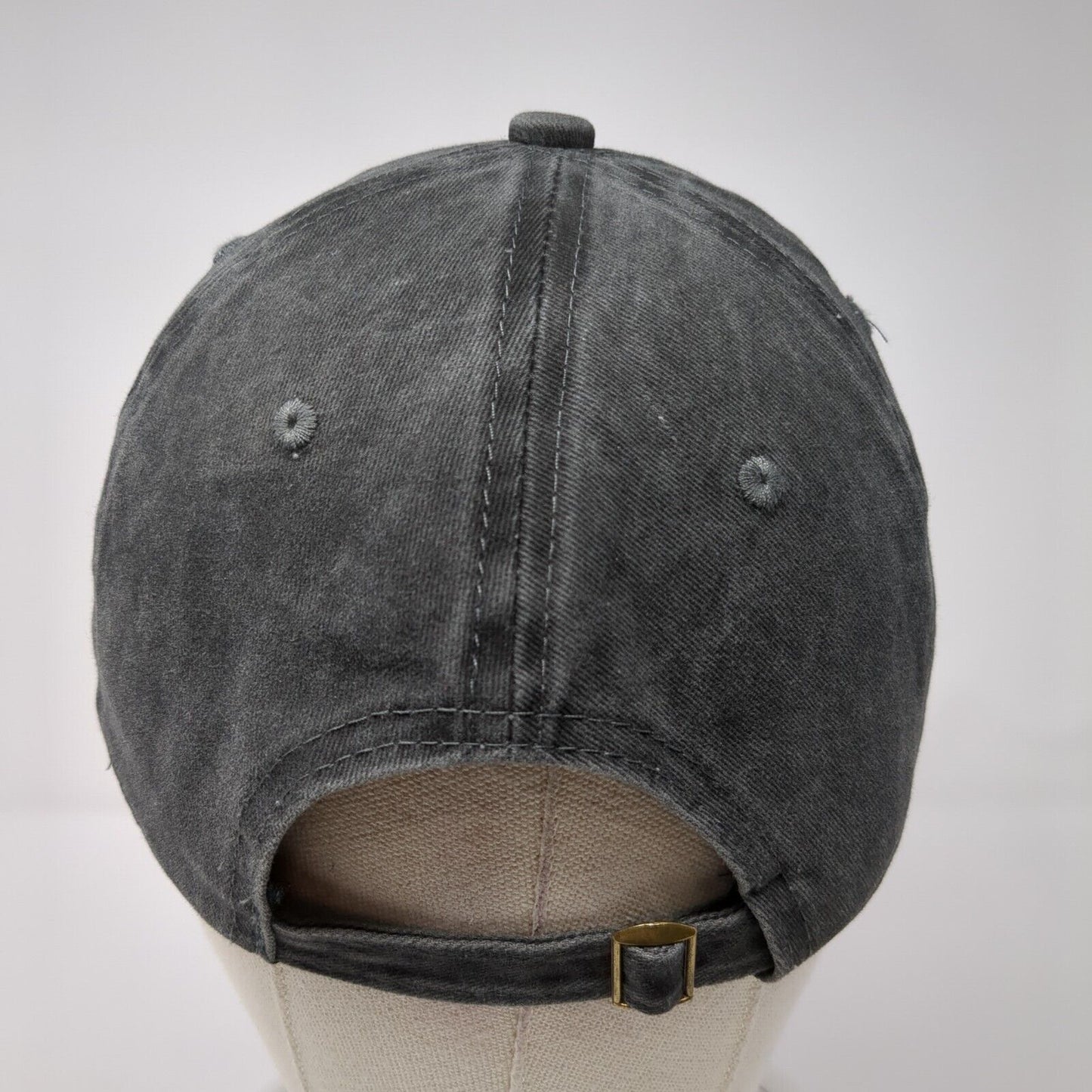 Nah Rosa Parks 1955 Slideback Hat Gray One Size Adjustable Vented Holes Cotton