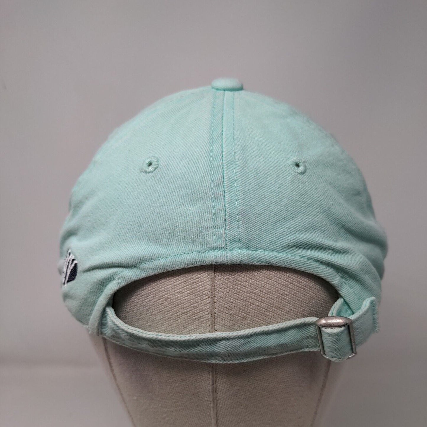 New York Slideback Hat Greenish-Blue OSFM Adjustable Embroidered Home Free
