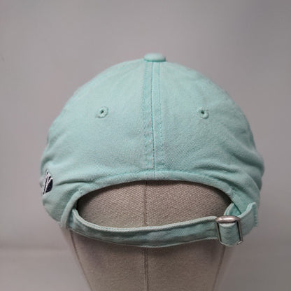 New York Slideback Hat Greenish-Blue OSFM Adjustable Embroidered Home Free