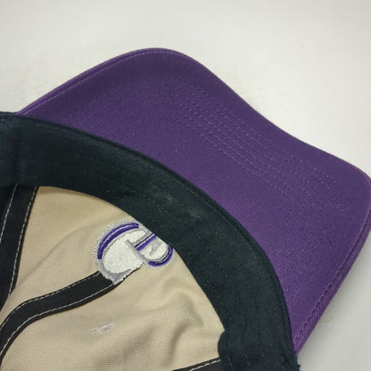 Colorado Rockies MLB Fan Favorite Baseball Cap Beige Purple Black One Size Hat