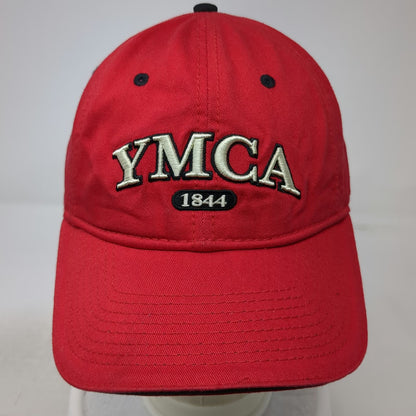 The Game Baseball Cap Red One Size YMCA 1844 Spirit Mind Body Strapback Hat