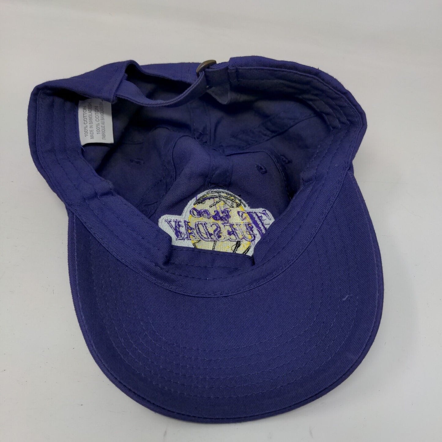 Taco Tuesday Slideback Hat Purple One Size Adjustable Embroidered Vented Holes