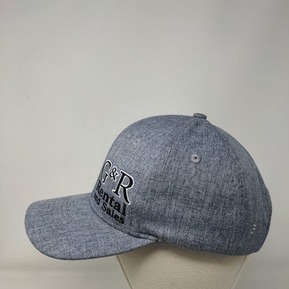 G&R Rental and Sales Strapback Hat Blue OSFA Adjustable Embroidered Vie Gear