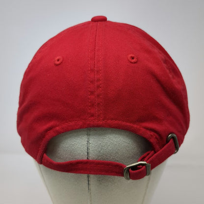 Imperial Baseball Cap Red One Size Slide Strap Snowmobile Tall Timber Lodge Hat