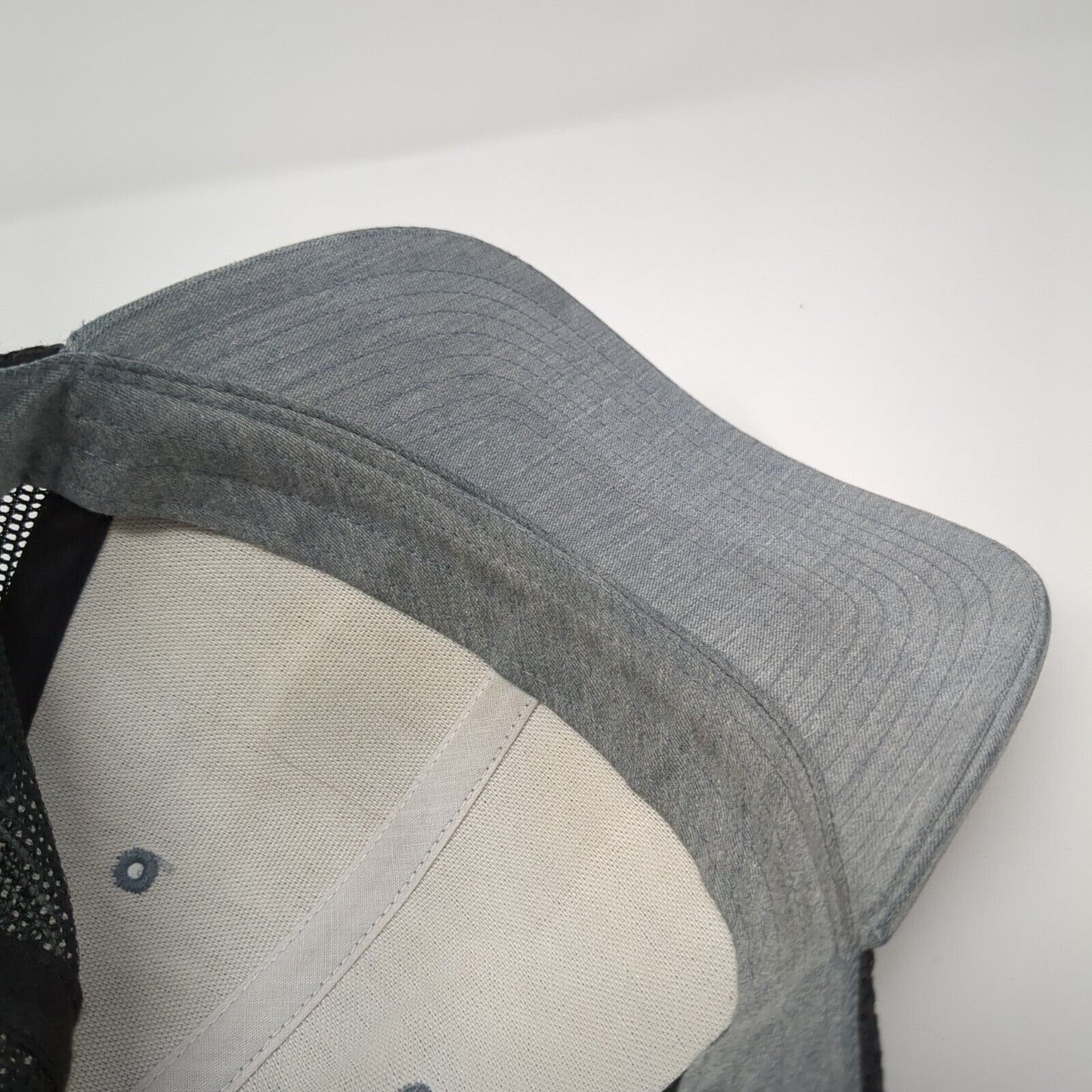 Honey Hole Outdoors Patch Snapback Trucker Hat Gray One Size Mesh Back