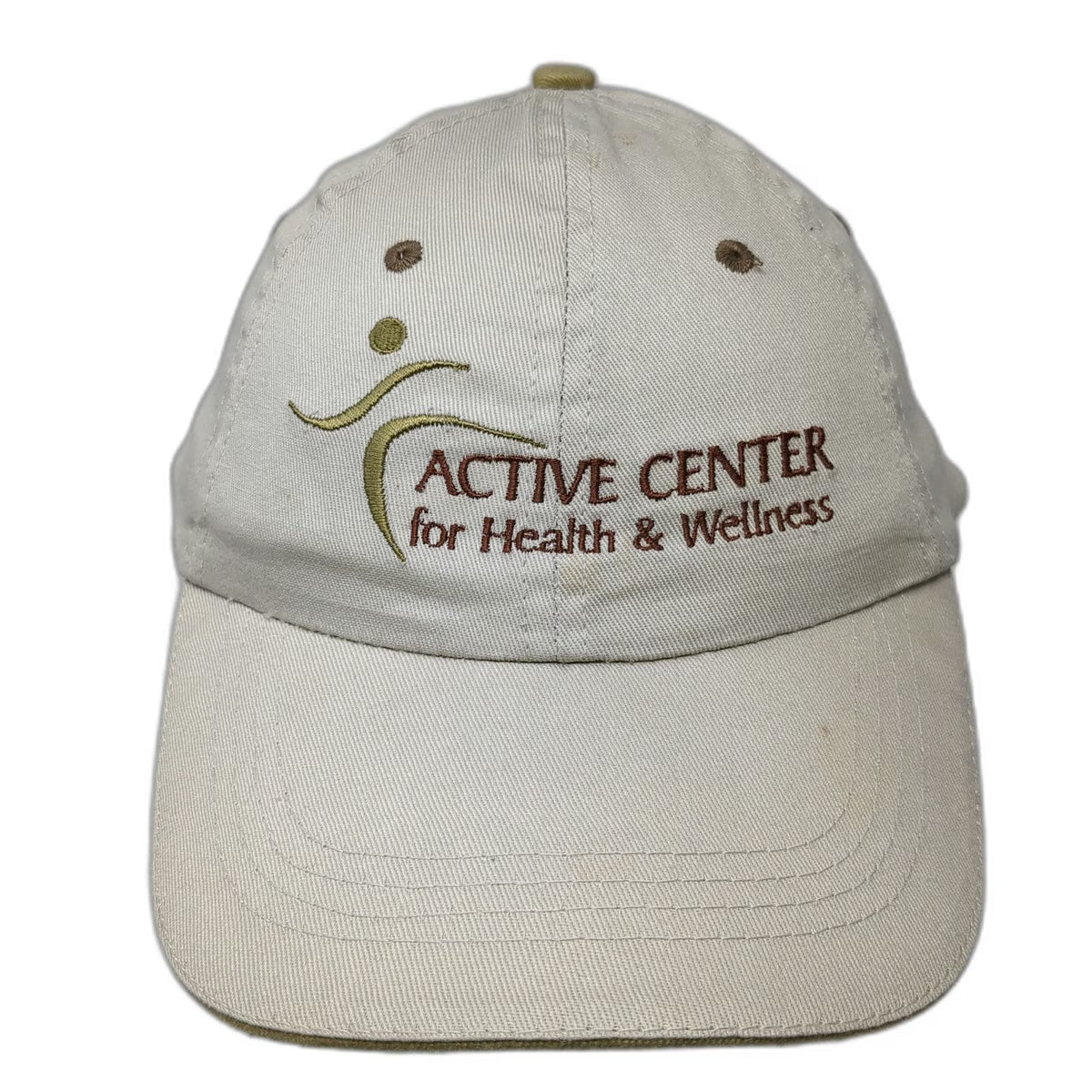Hit Wear Baseball Cap Beige One Size Strapback Active Center Health Wellness Hat