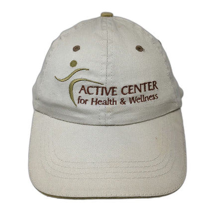 Hit Wear Baseball Cap Beige One Size Strapback Active Center Health Wellness Hat