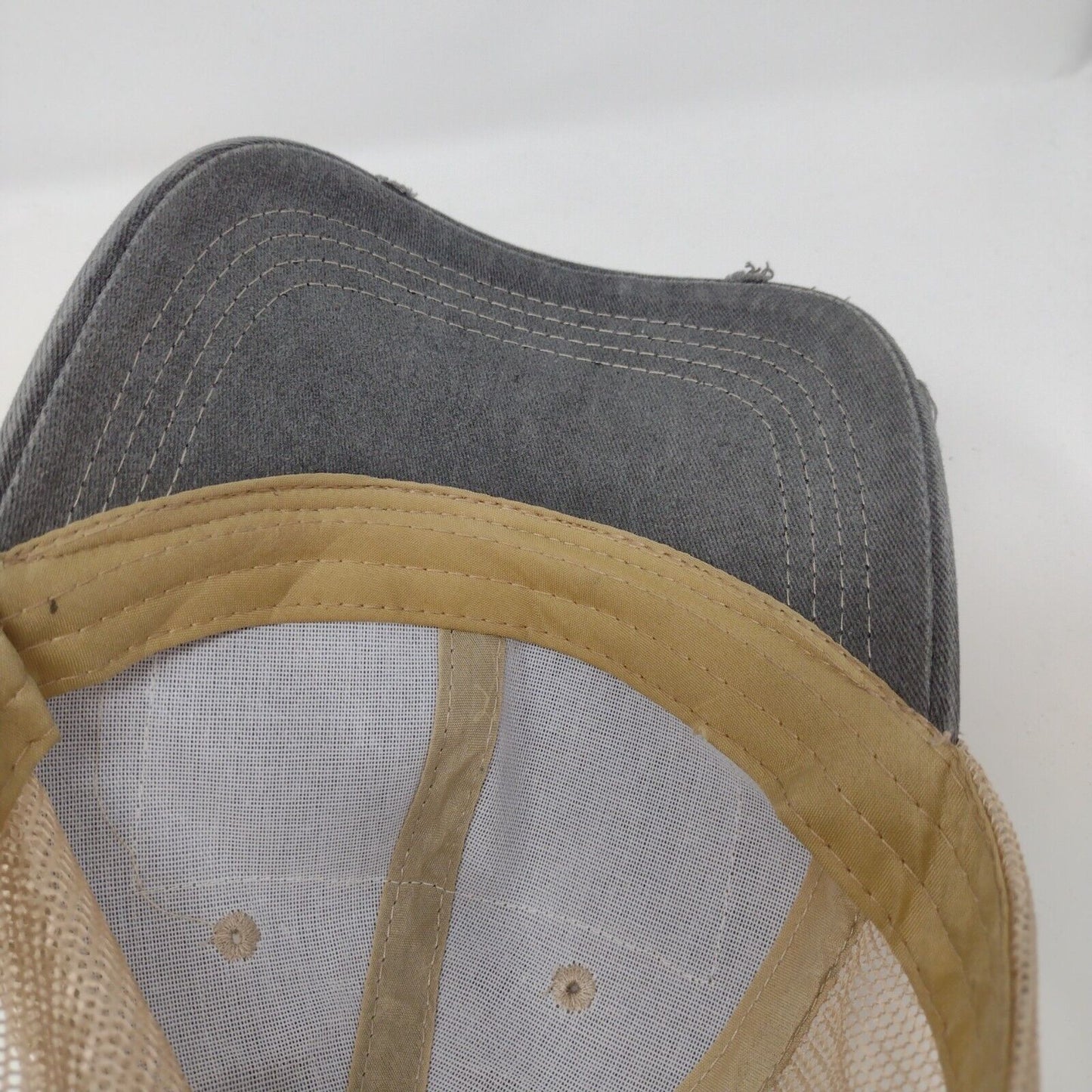 Unbranded Patch Strapback Mesh Back Trucker Hat Multi OSFM Colorblock