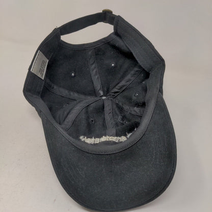 Greatbatch Men's Slideback Hat Black Size OSFA Embroidered Logo 100% Cotton