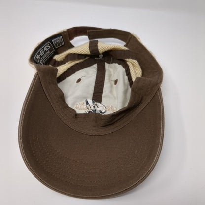 Morningside Strapback Trucker Hat Brown One Size Mesh Back Ahead Extreme