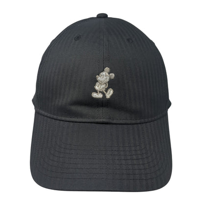 Mickey Mouse Slideback Hat Black One Size Striped Disney Nike Legacy91