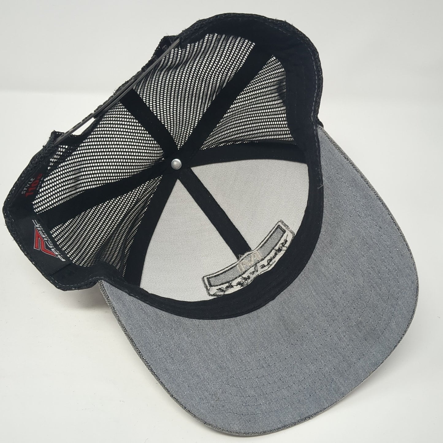 Millenkamp Snapback Mesh Back Trucker Hat Gray One Size Pacific Headwear