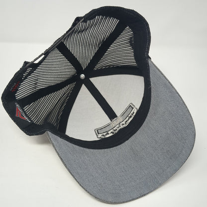 Millenkamp Snapback Mesh Back Trucker Hat Gray One Size Pacific Headwear