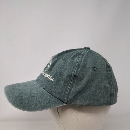 Forrest General Hospital Slideback Hat Green One Size Embroidered Cobra