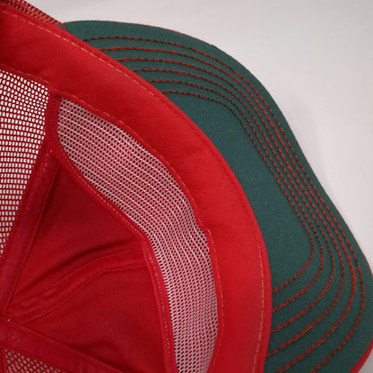 Coleman Heating Air Conditioning Red OSFM Trucker Hat Snapback Mesh USA Patch