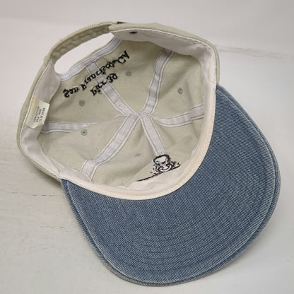Bubba Gump Shrimp Co. Baseball Cap Hat Beige Blue One Size Denim San Francisco