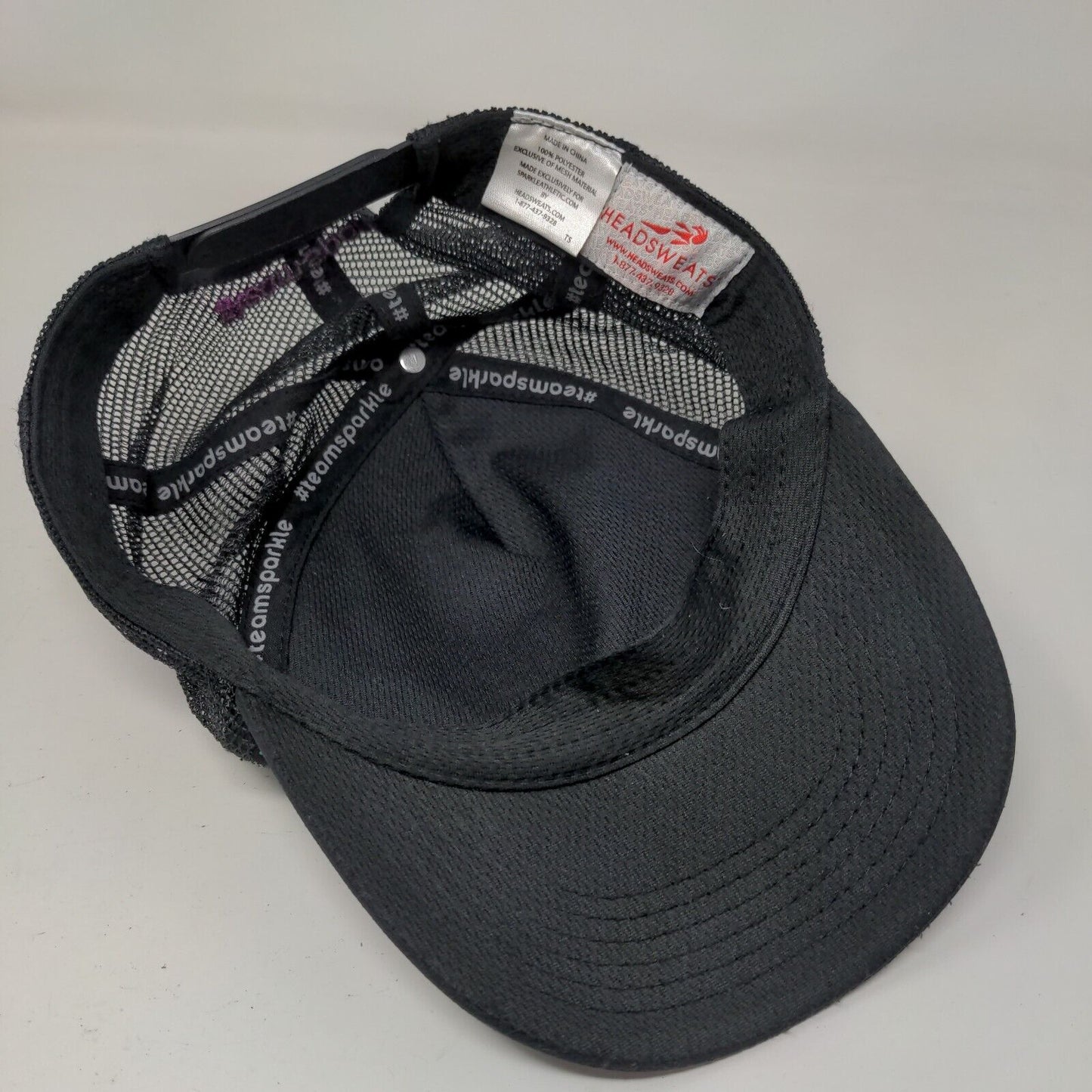 Leg Day Team Sparkle Snapback Trucker Hat Multicolor OS Mesh Back Headsweats