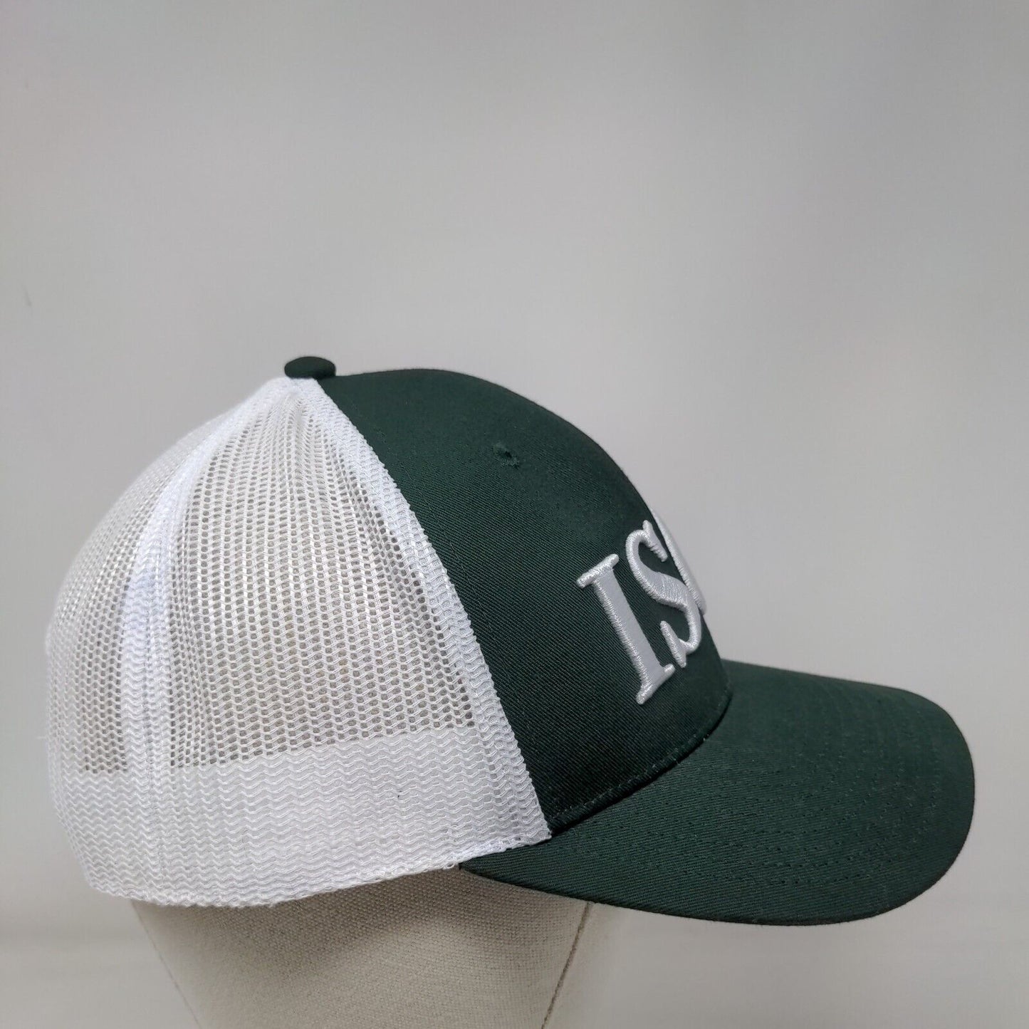 ISCI Snapback Trucker Hat Green OSFM Adjustable Embroidered Mesh Back The Game