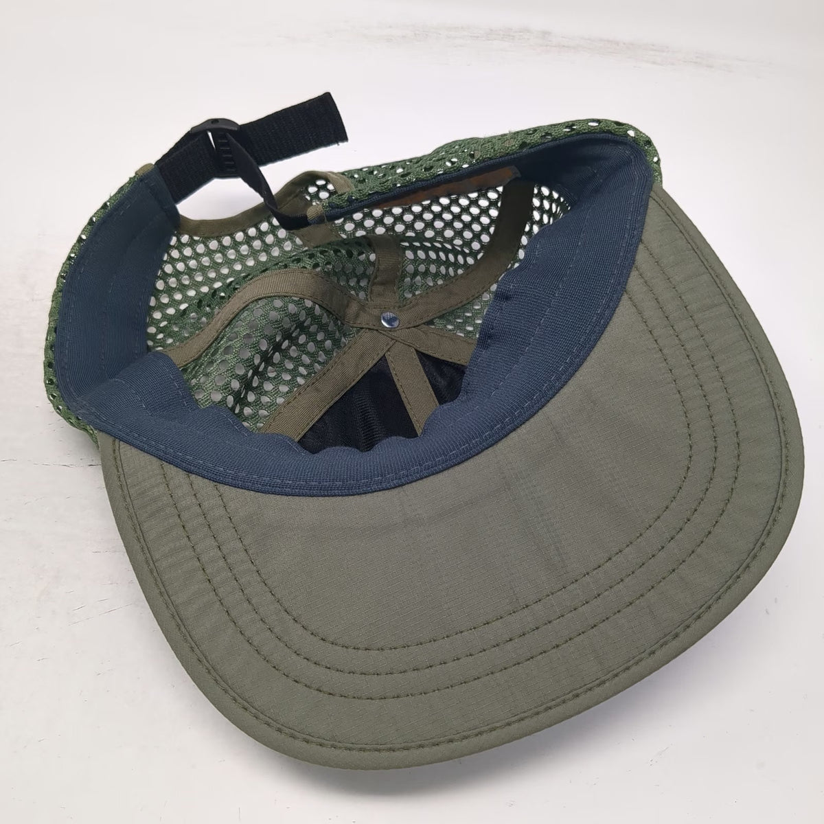 Richardson Baseball Cap Green One Size Brundage Mountain Ski Resort Mesh Hat
