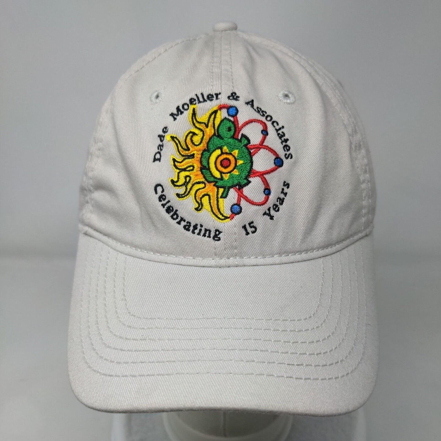 Dade Moeller & Associates Celebrating 15 Years Slideback Hat Tan One Size Cotton