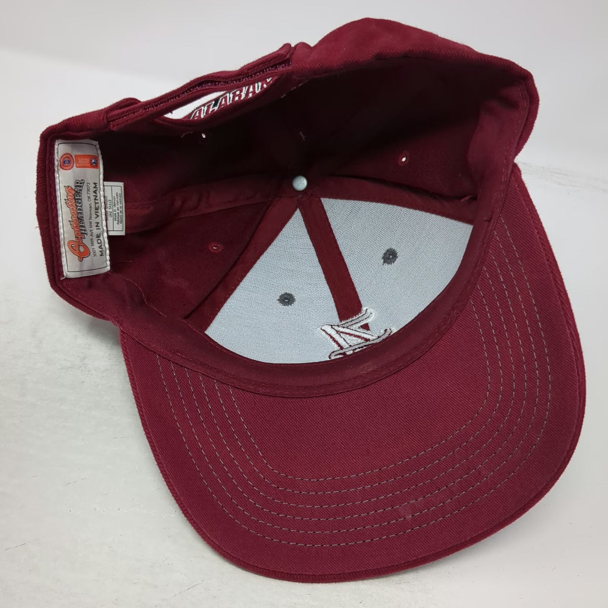 Alabama Crimson Tide NCAA Captivating Headgear Red One Size Baseball Cap Hat