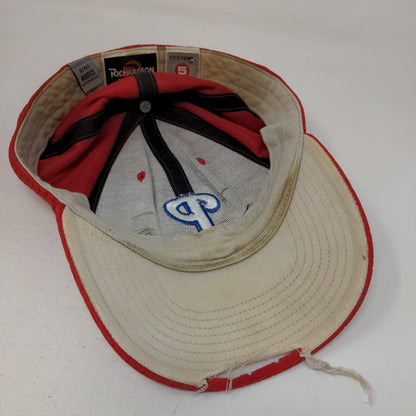 Philadelphia Phillies Fitted Mesh Hat Red 7 5/8 - 7 7/8 Richardson MLB Logo
