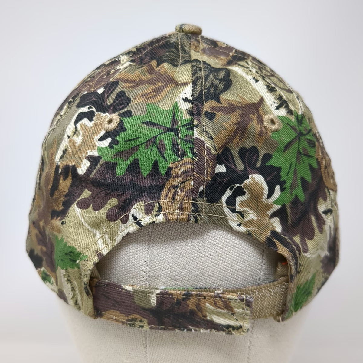 Bealls Outlet Baseball Cap Brown OSFM American Tradition Deer Camo Strapback Hat