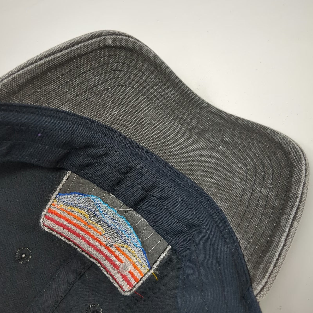 Legacy Trucker Hat Gray One Size Jackson Hole Mountain Sunset Mesh Snapback