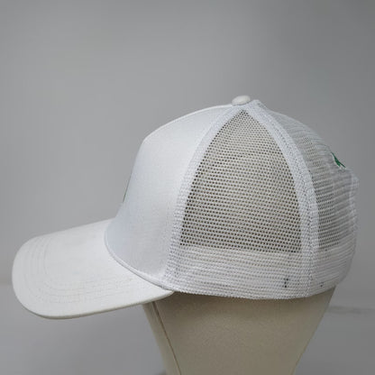 Spindrift Trucker Hat White One Size Mesh Back Snapback Recycled Polyester