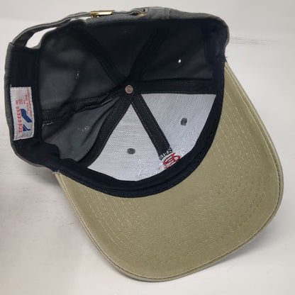 Toppers Inc Baseball Cap Gray One Size Two Tone Slideback Paper Chemical Hat