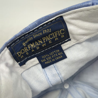 Dorfman Pacific Baseball Cap Blue One Size BoatU.S. Logo Slideback Cotton hat