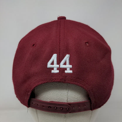 Gump 44 Snapback Hat Red One Size Embroidered 6 Panel Nostalgia