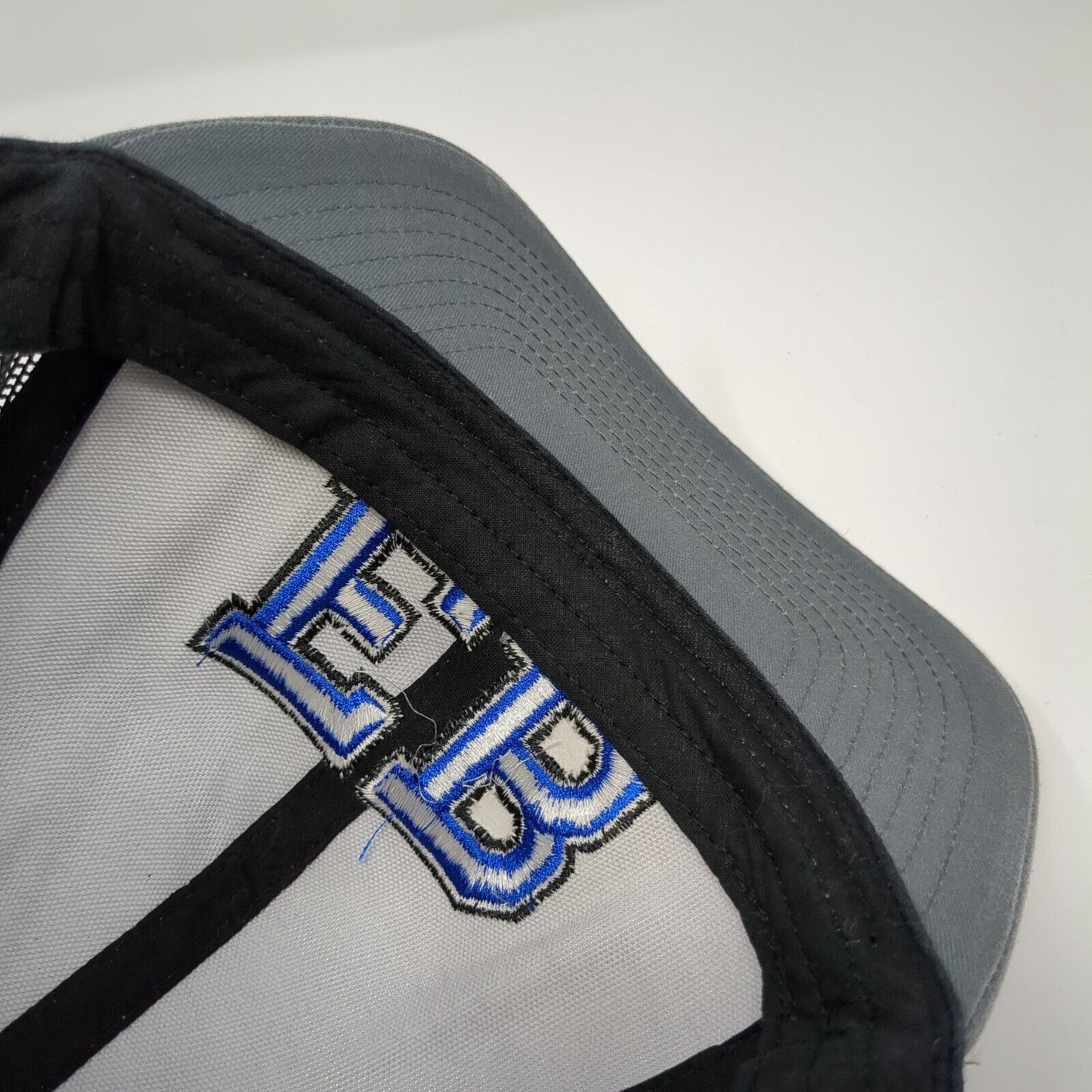 EB All Stars Snapback Mesh Back Trucker Hat Gray One Size Adjustable