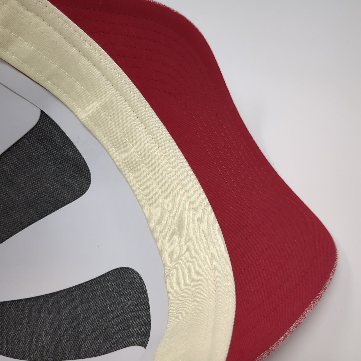 Kind Community Leather Patch Snapback Trucker Hat Red Large Mesh Back