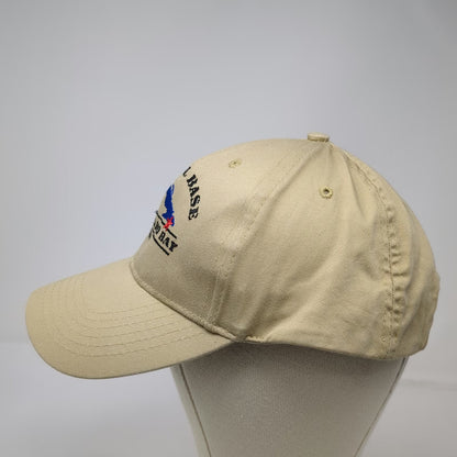 Polar Graphics US Naval Base Guantanamo Bay Cuba Beige Baseball Cap Hat Vintage