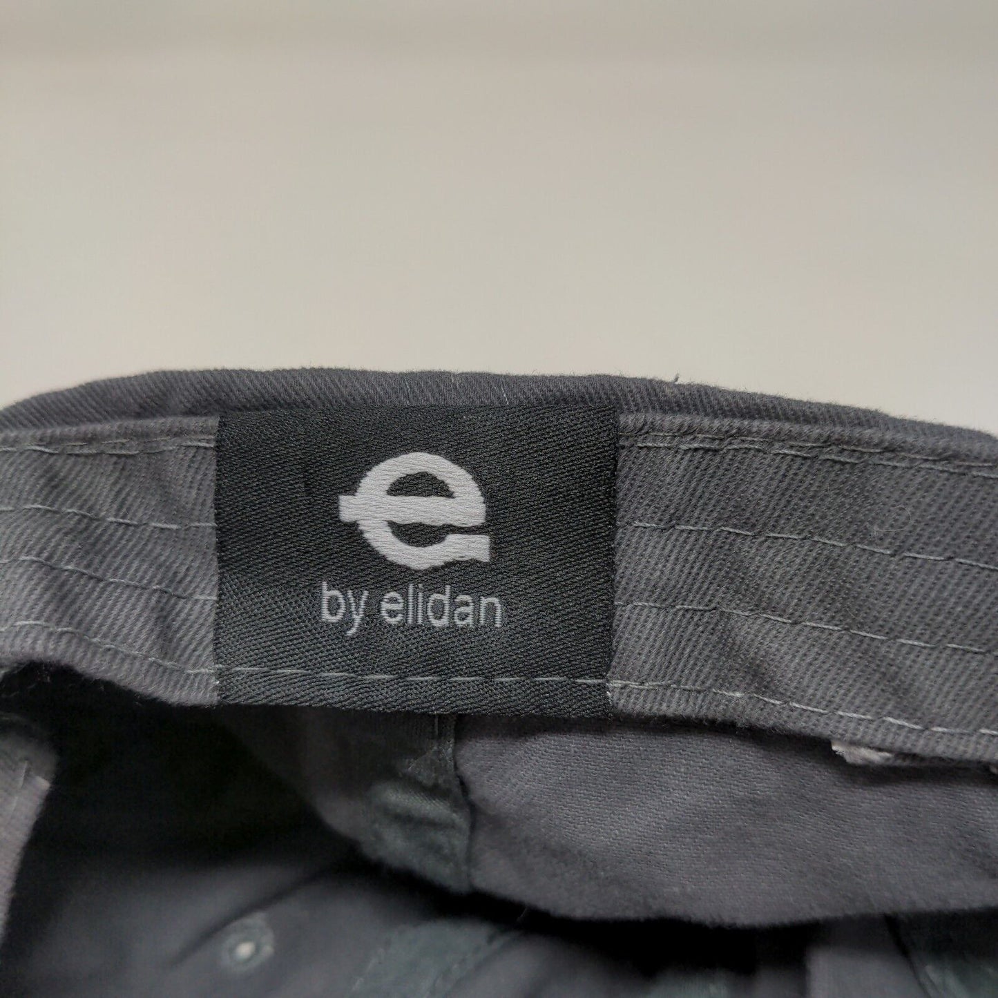 E by Elidan Men's Slideback Hat Gray Embroidered New York City Logo Cotton