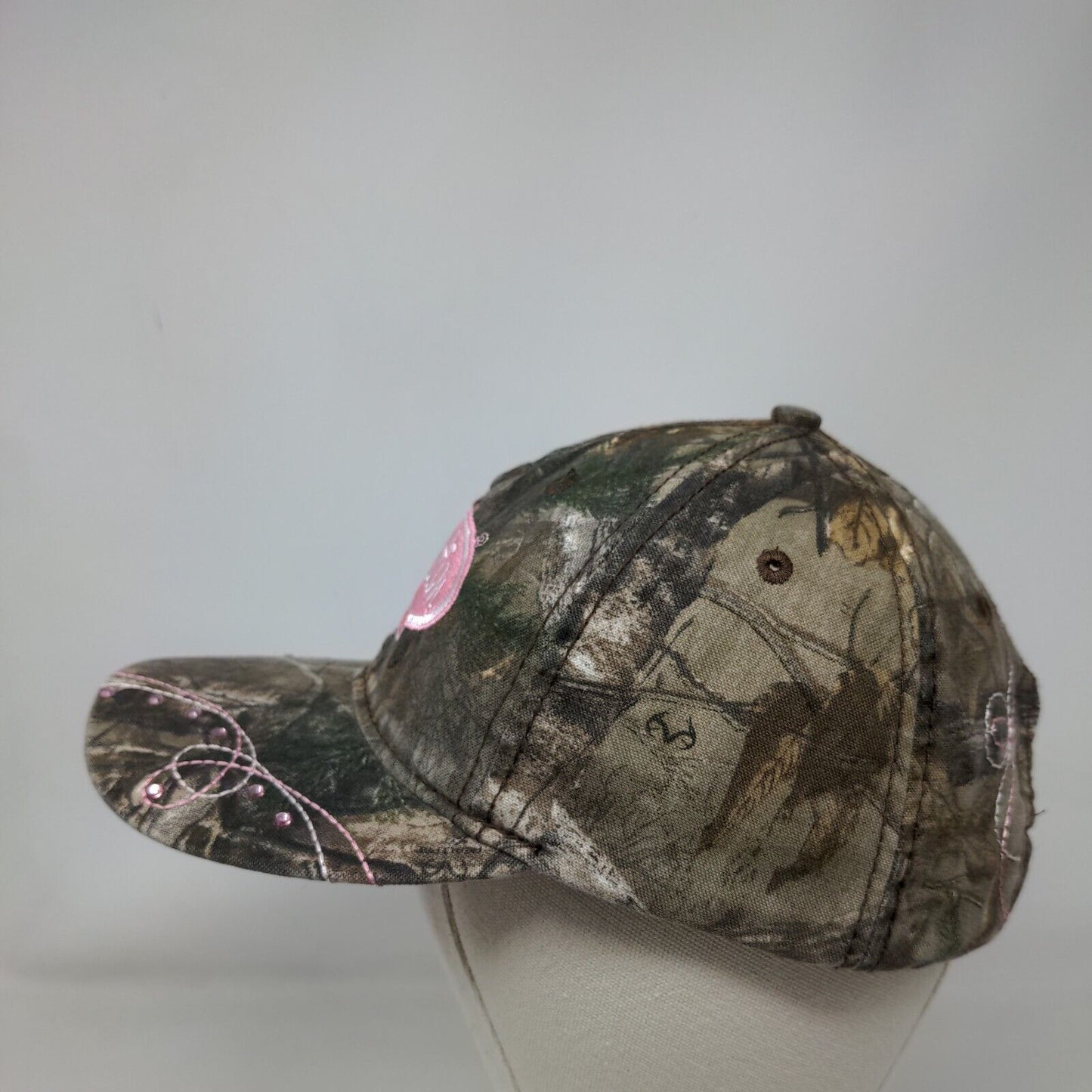 Justin Boots Strapback Hat Camouflage OSFA Rhinestone Paramount