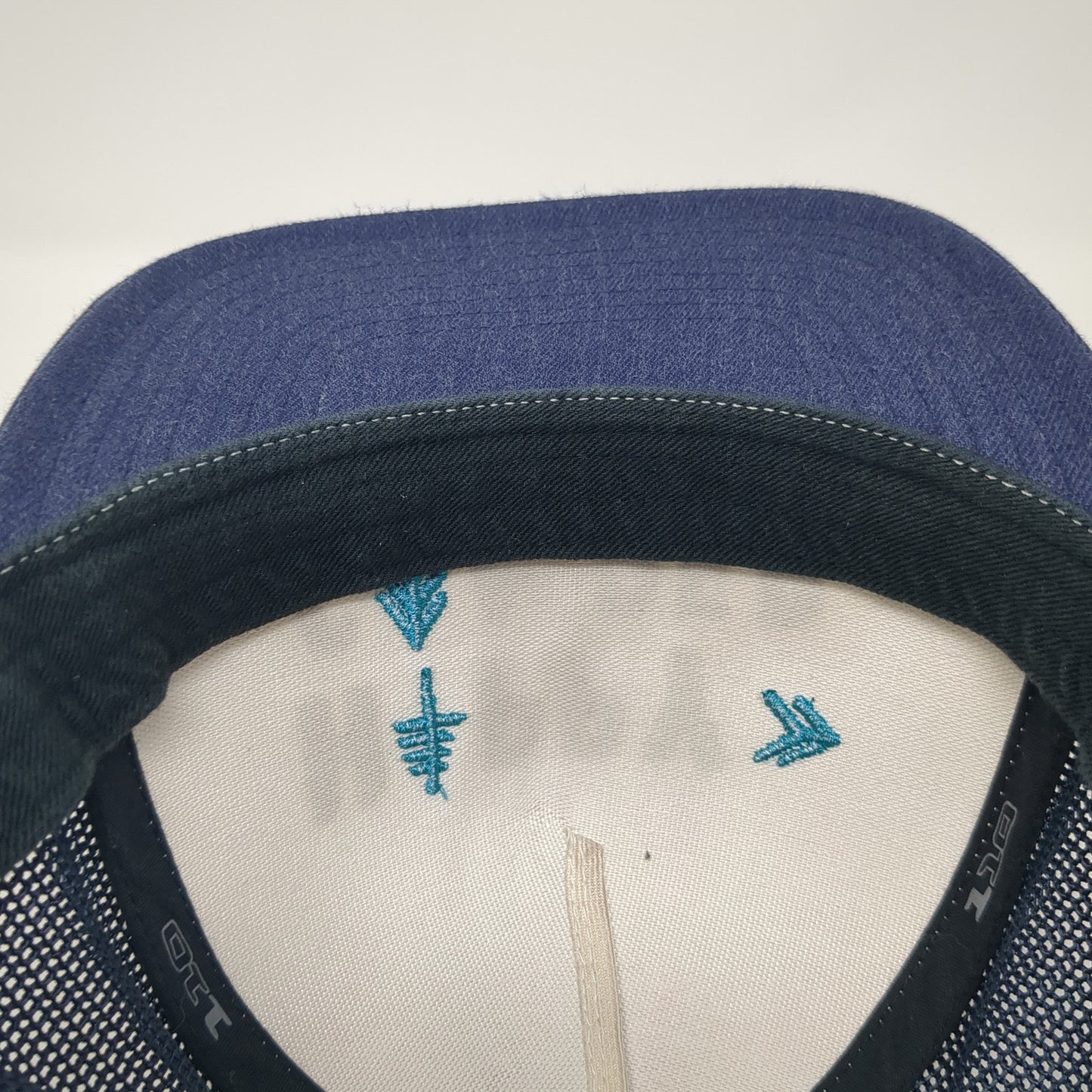 Happy Camper Trucker Hat Blue One Size Adjustable Mesh Back Outdoor Research