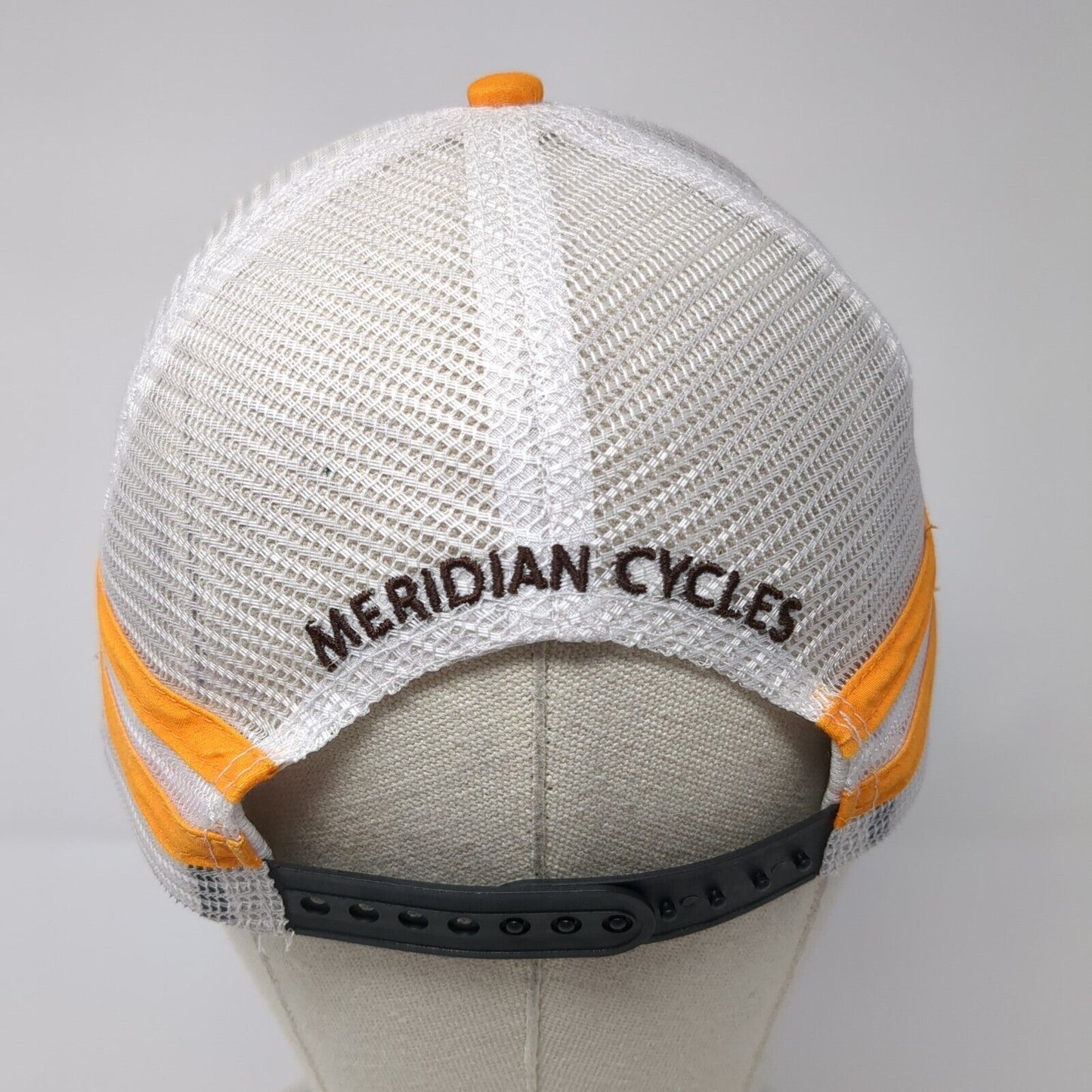 Meridian Cycles Snapback Trucker Hat Black OS Adjustable Mesh Back Boco Gear
