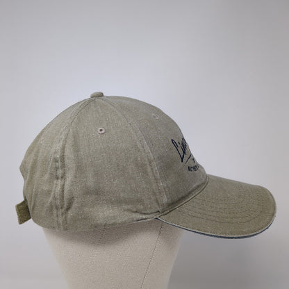 Lincoln City Trade Mark Strapback Hat Tan One Size Adjustable Embroidered