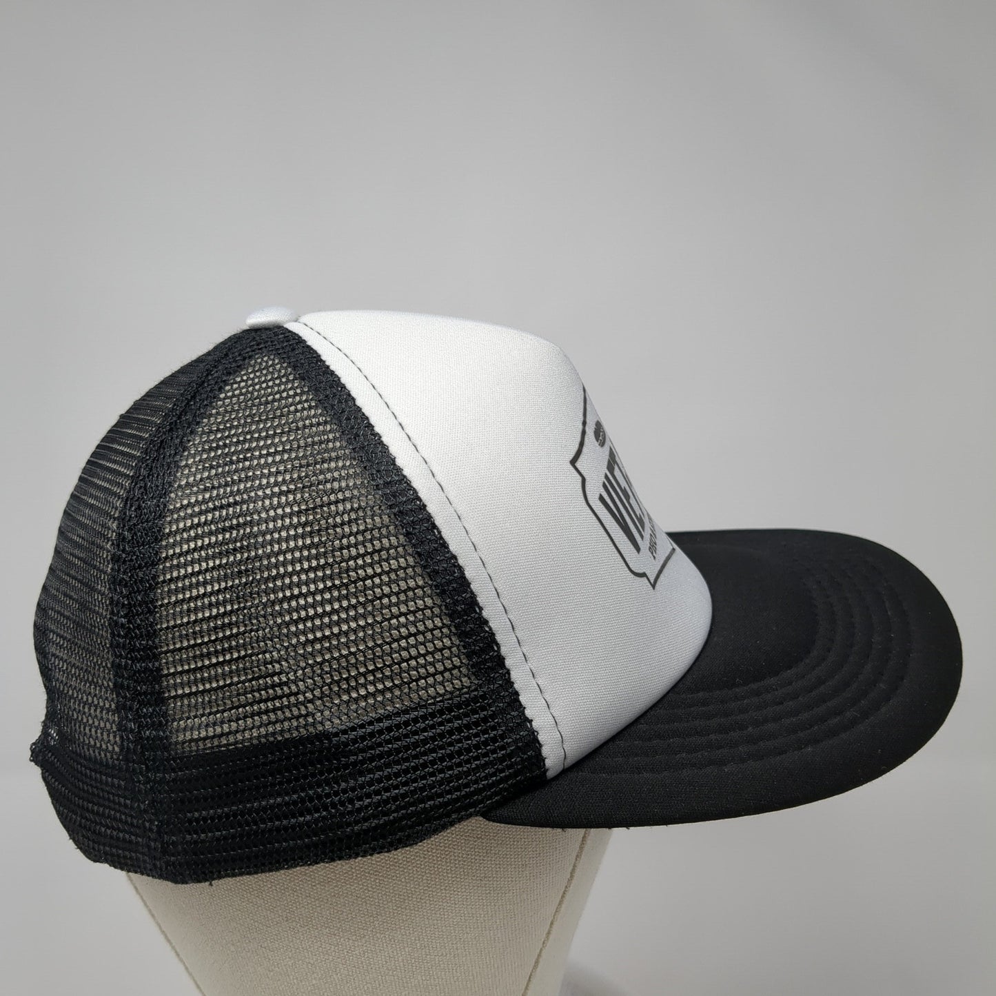 Viet-Nomz Snapback Mesh Back Foam Trucker Hat Multicolor Graphic Logo