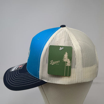 Richardson Trucker Hat Blue White One Size Danner 1932 Mountain Mesh Snapback