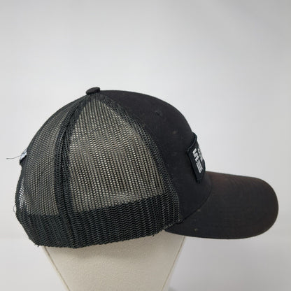 Stronger Men's Conference Snapback Trucker Hat Black One Size Mesh Back