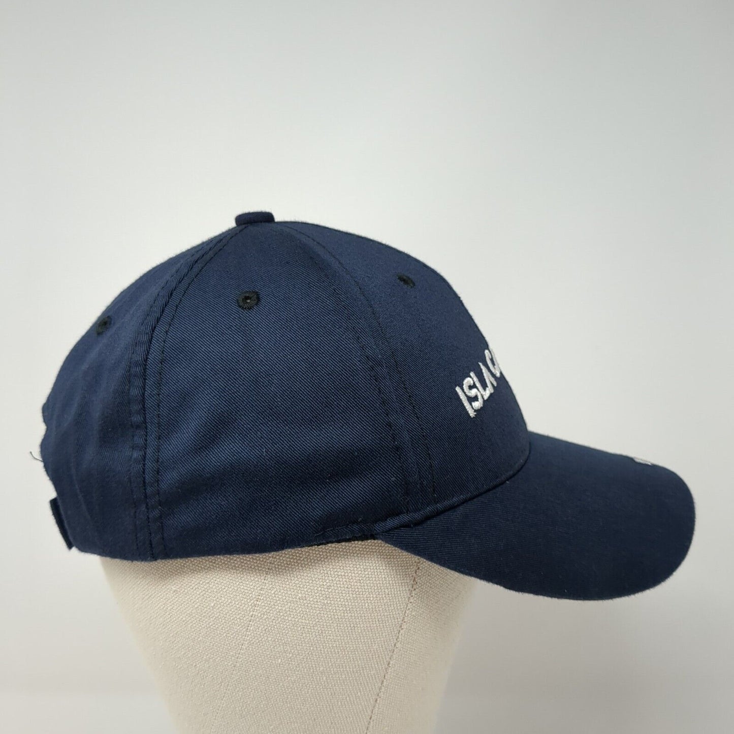Isla Catalina Diving Strapback Hat Blue One Size Dominican Republic