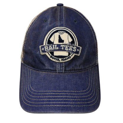 Rail Tees Boise Idaho Snapback Trucker Hat Multi OS Adjustable Mesh Back Legacy